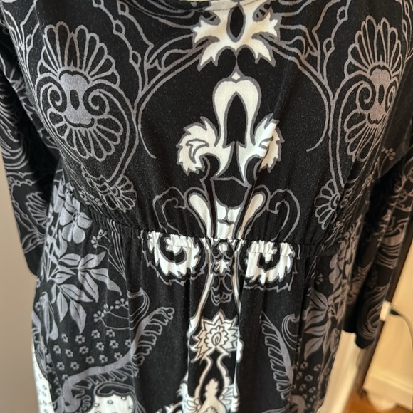 Soma Empire Waist Patterned Dress with Pockets Large - Picture 7 of 7